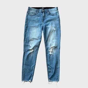LuLaRoe Light Blue Distressed Magic Waistband Jeans